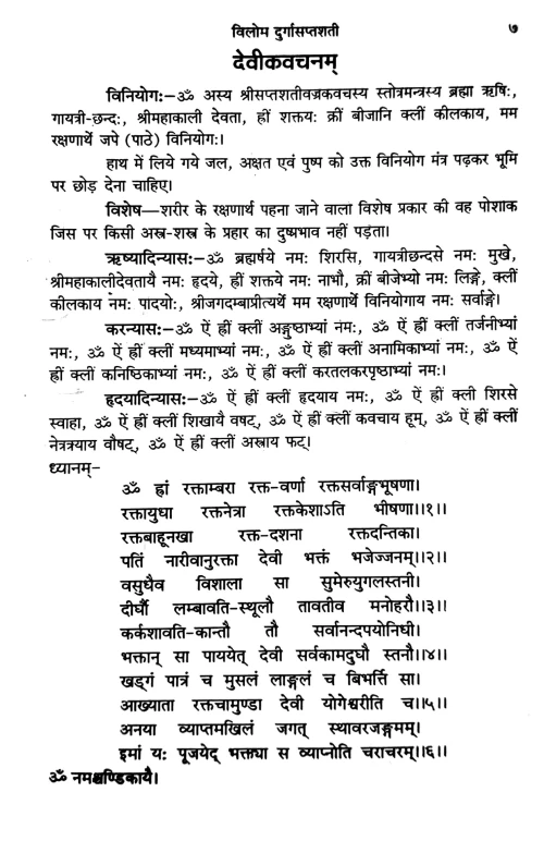 Vilom Durgasaptasati